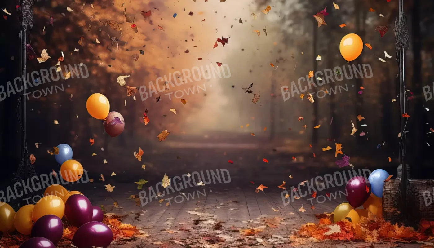 Autumn Party Ii 14’X8’ Ultracloth (168 X 96 Inch) Backdrop