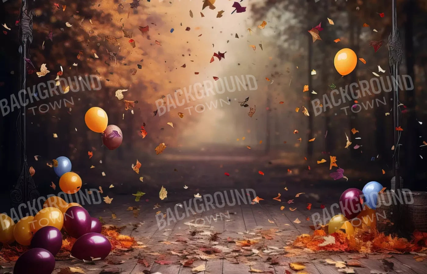 Autumn Party Ii 14’X9’ Ultracloth (168 X 108 Inch) Backdrop