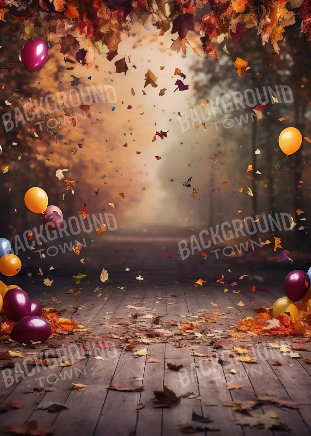 Autumn Party Ii 5’X7’ Ultracloth (60 X 84 Inch) Backdrop