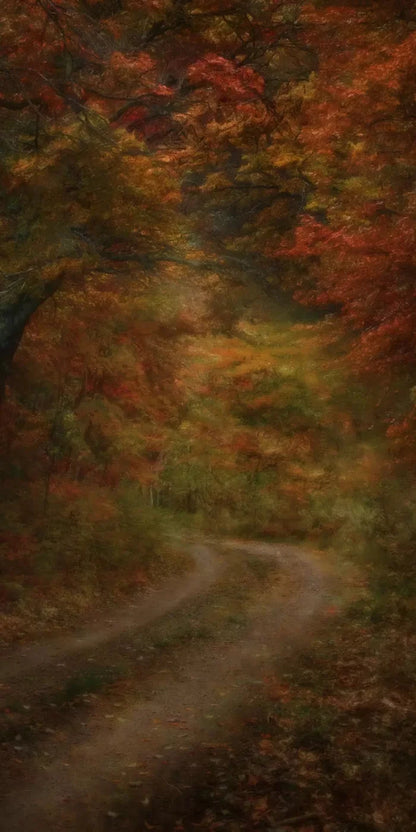 Autumn Road 10X20 Ultracloth ( 120 X 240 Inch ) Backdrop