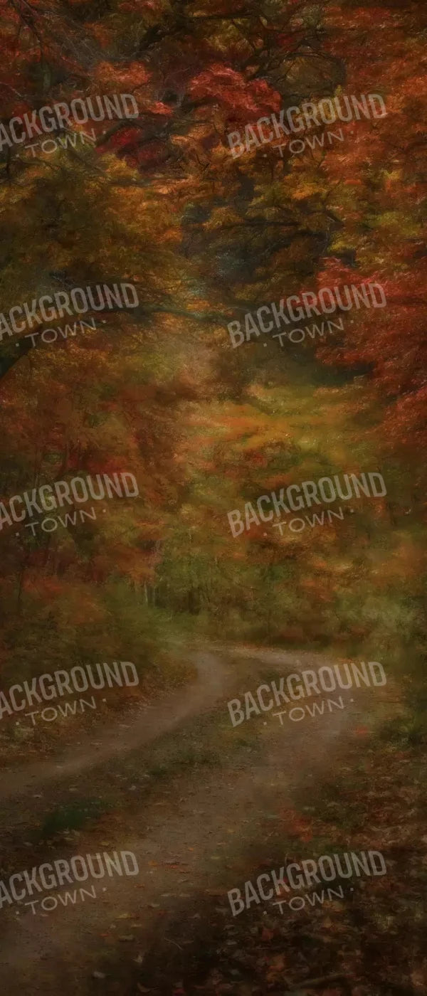 Autumn Road 5X12 Ultracloth For Westcott X-Drop ( 60 X 144 Inch ) Backdrop