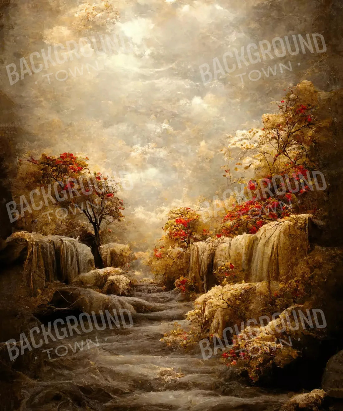 Beige Autumn Backdrop for Photography