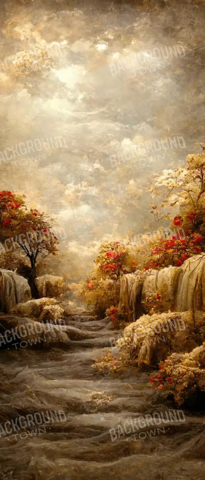 Autumn Sunset 5X12 Ultracloth For Westcott X-Drop ( 60 X 144 Inch ) Backdrop