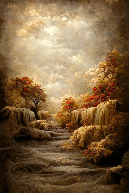 Autumn Sunset 5X76 For Lvl Up Backdrop System ( 60 X 90 Inch )