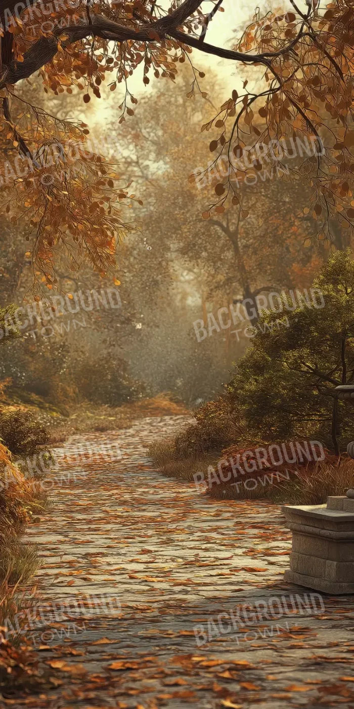 Autumn Walk In Woods 10’X20’ Ultracloth (120 X 240 Inch) Backdrop