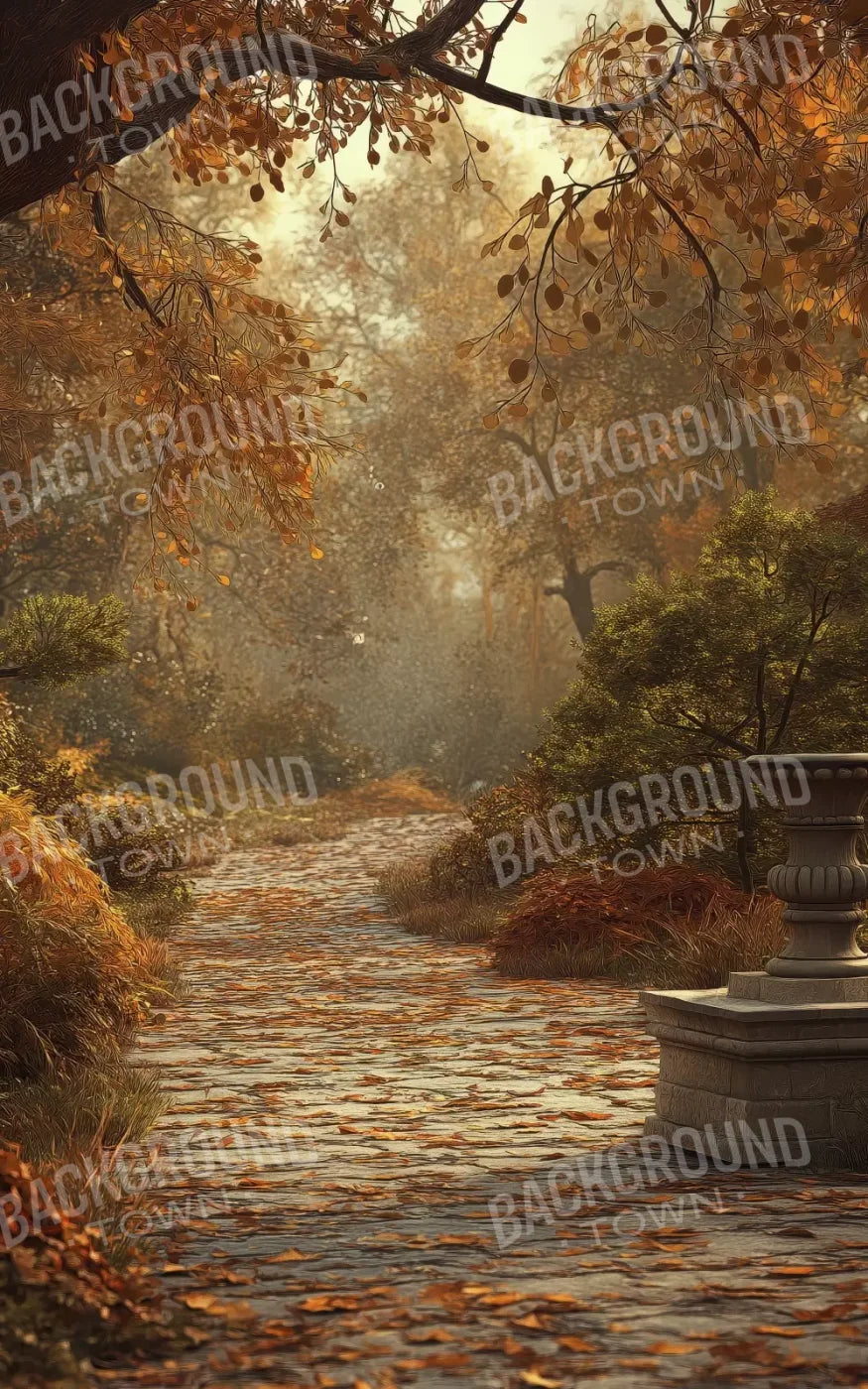 Autumn Walk In Woods 5’X8’ Ultracloth (60 X 96 Inch) Backdrop