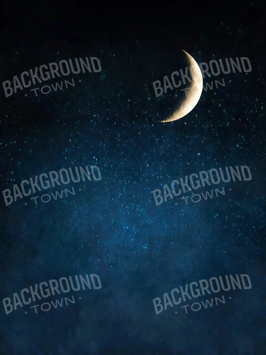Azure Sky Moon 5X7 Ultracloth ( 60 X 84 Inch ) Backdrop