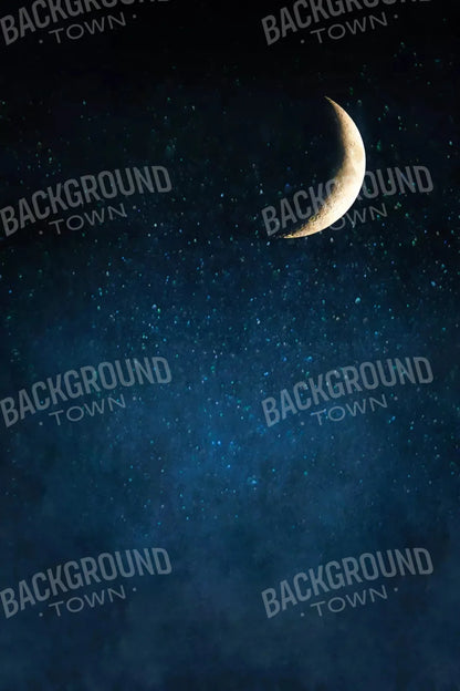 Azure Sky Moon 5X8 Ultracloth ( 60 X 96 Inch ) Backdrop