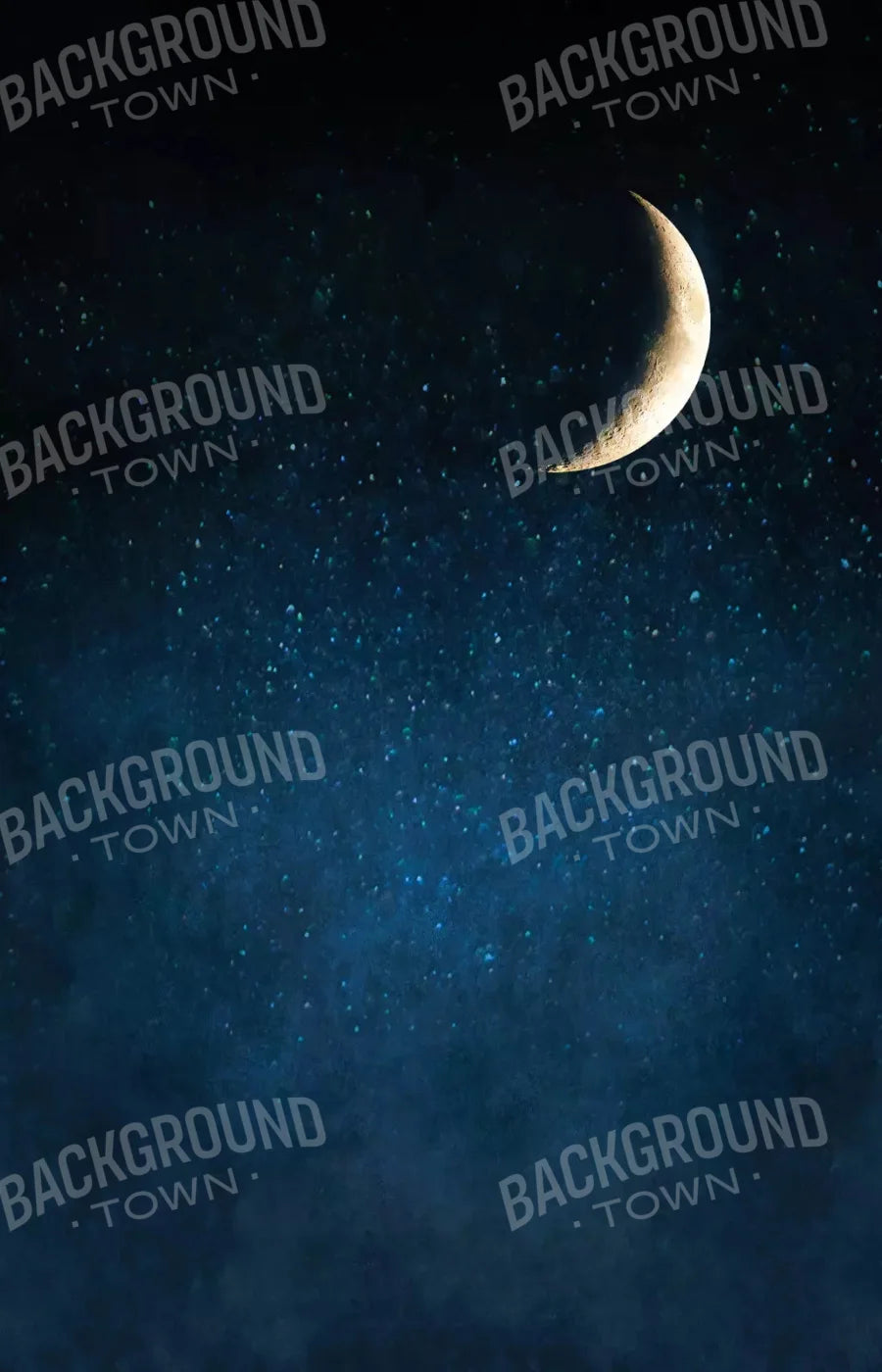 Azure Sky Moon 8X12 Ultracloth ( 96 X 144 Inch ) Backdrop