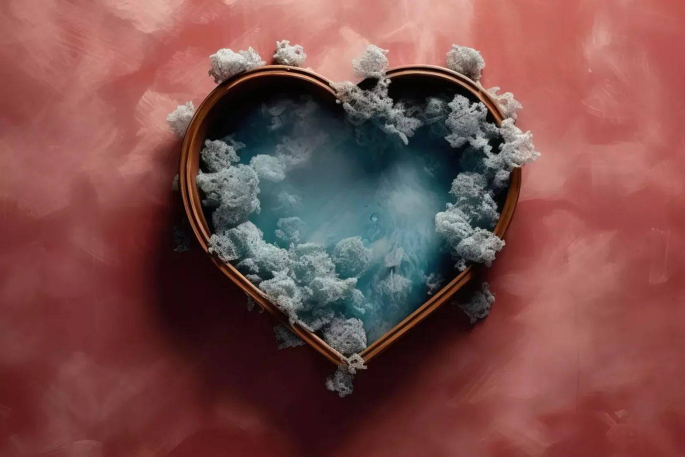 Baby Blue Heart Basket V 12’X8’ Ultracloth (144 X 96 Inch) Backdrop