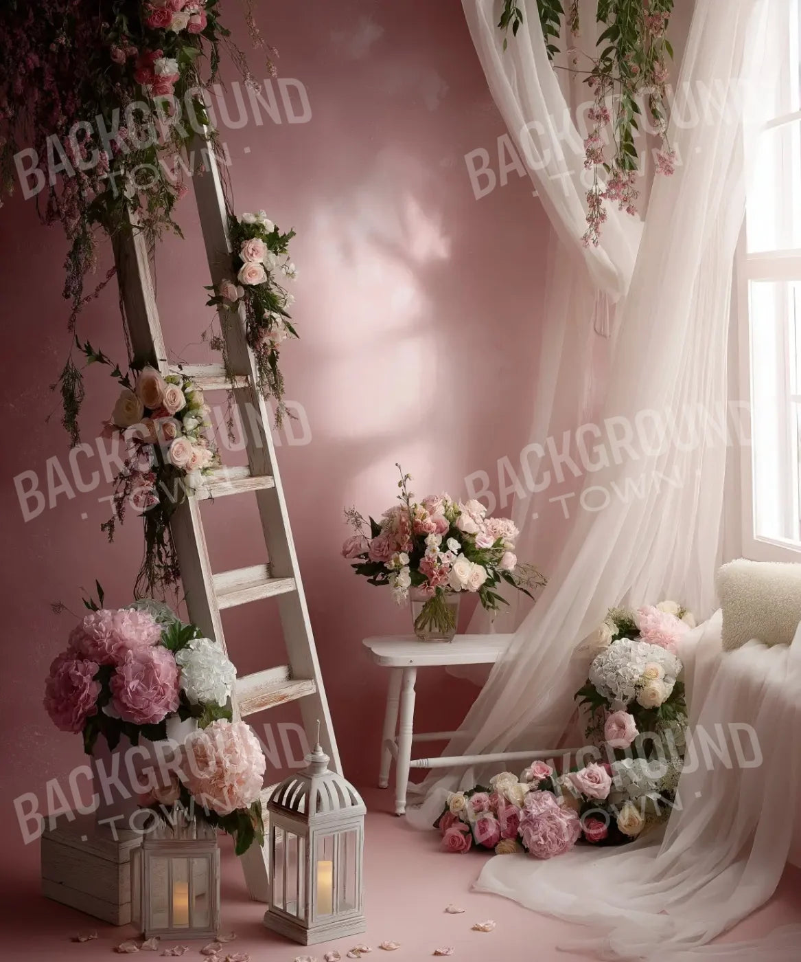 Baby Pink Room 10’x12’ UltraCloth (120 x 144 inch) Backdrop