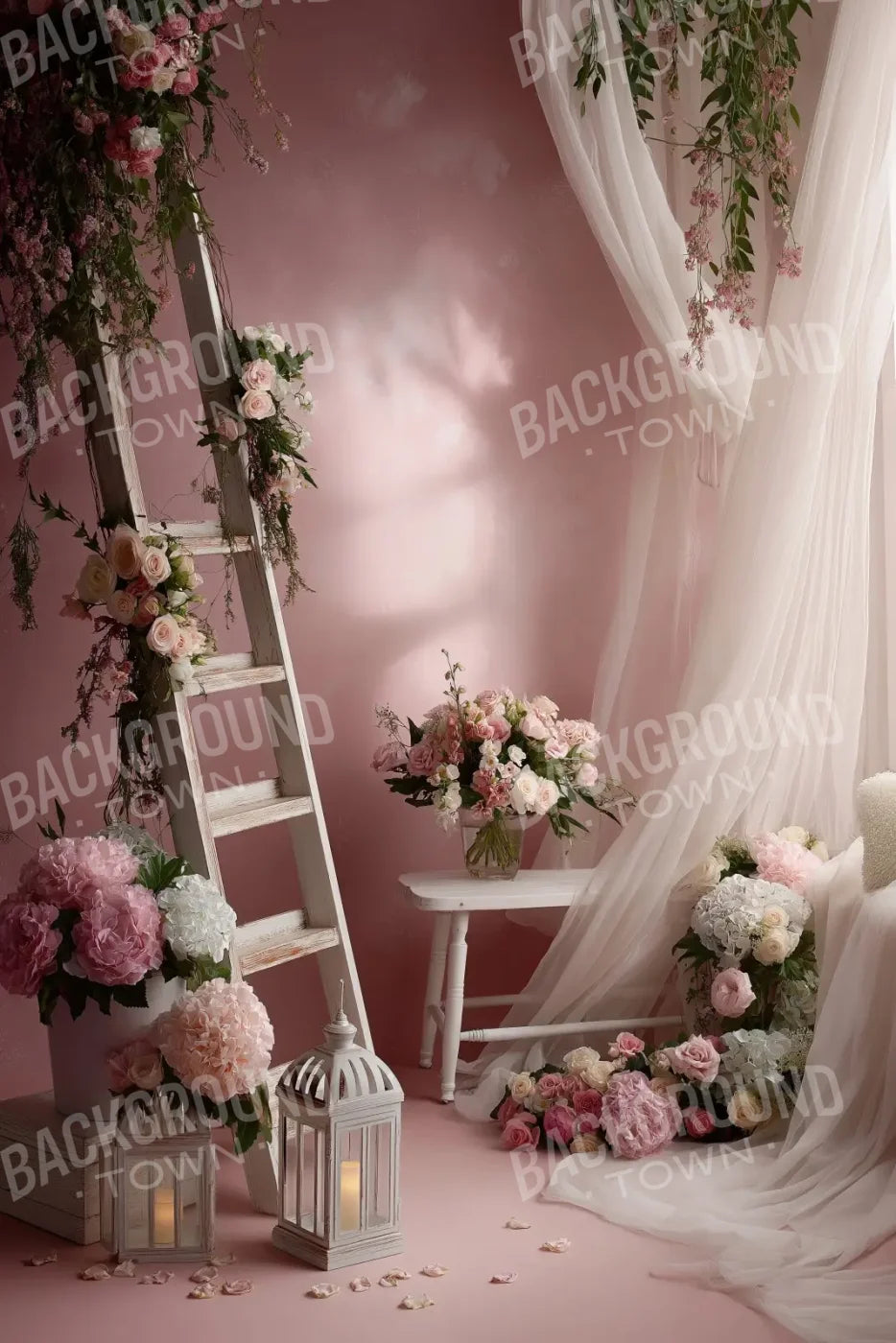 Baby Pink Room 8’x12’ UltraCloth (96 x 144 inch) Backdrop