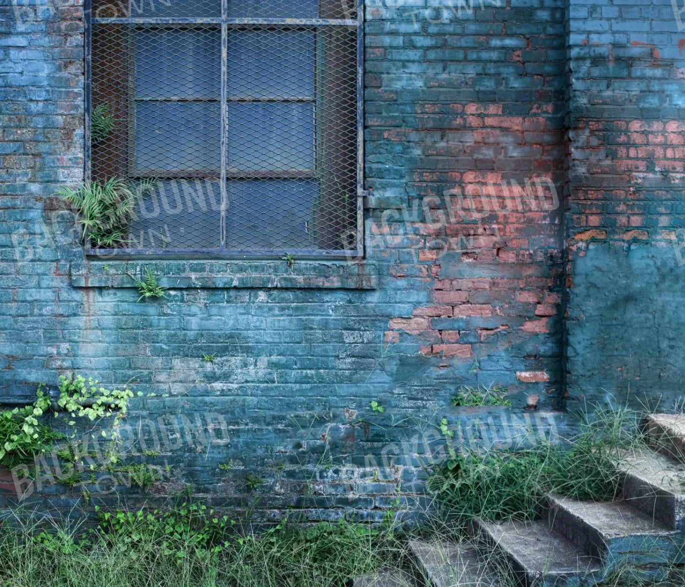 Back Alley Blue 12X10 Ultracloth ( 144 X 120 Inch ) Backdrop