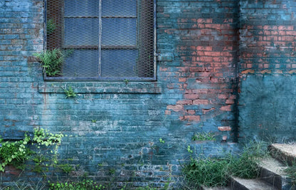 Back Alley Blue 12X8 Ultracloth ( 144 X 96 Inch ) Backdrop