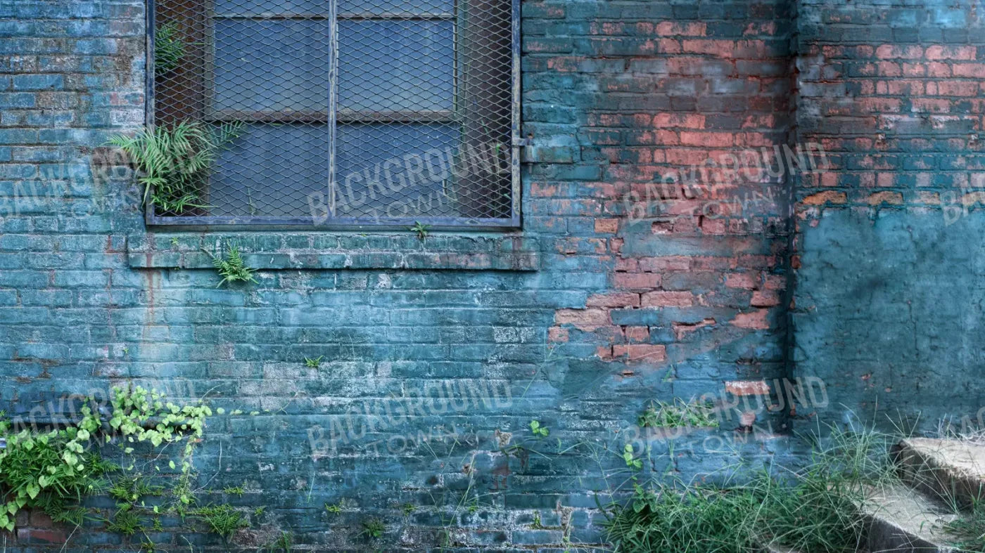 Back Alley Blue 14X8 Ultracloth ( 168 X 96 Inch ) Backdrop