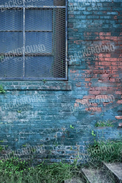 Back Alley Blue 5X8 Ultracloth ( 60 X 96 Inch ) Backdrop
