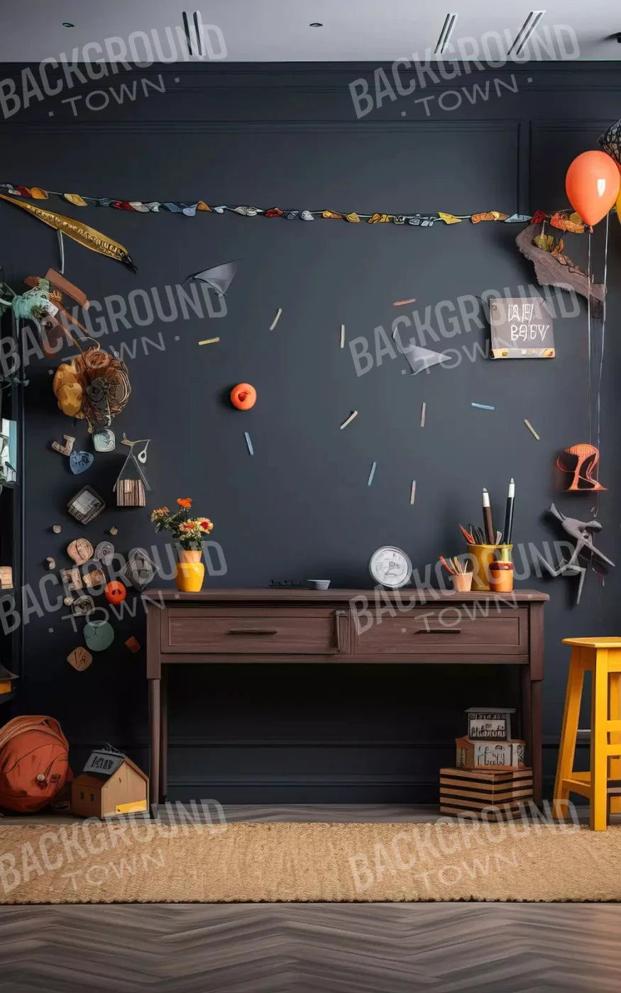 Back To School 9X14 Ultracloth ( 108 X 168 Inch ) Backdrop