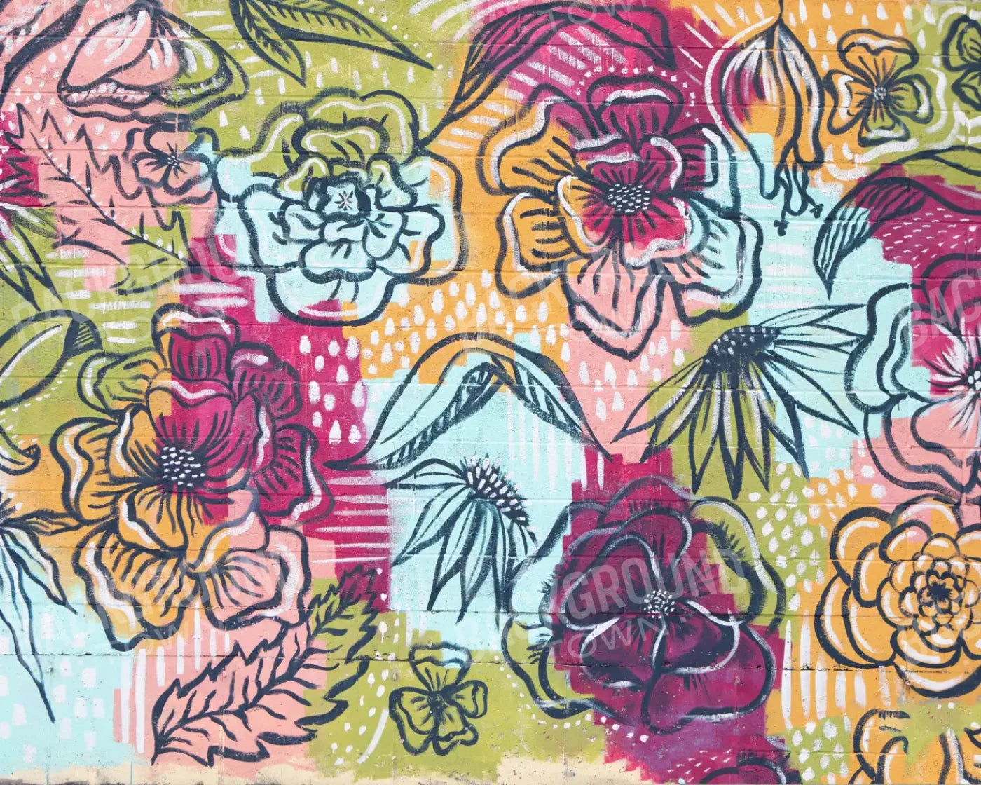 Back Wall Mural 10’x8’ Fleece (120 x 96 inch) Backdrop