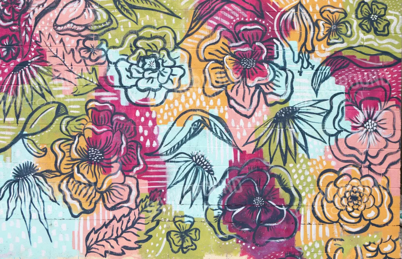 Back Wall Mural 14’x9’ UltraCloth (168 x 108 inch) Backdrop