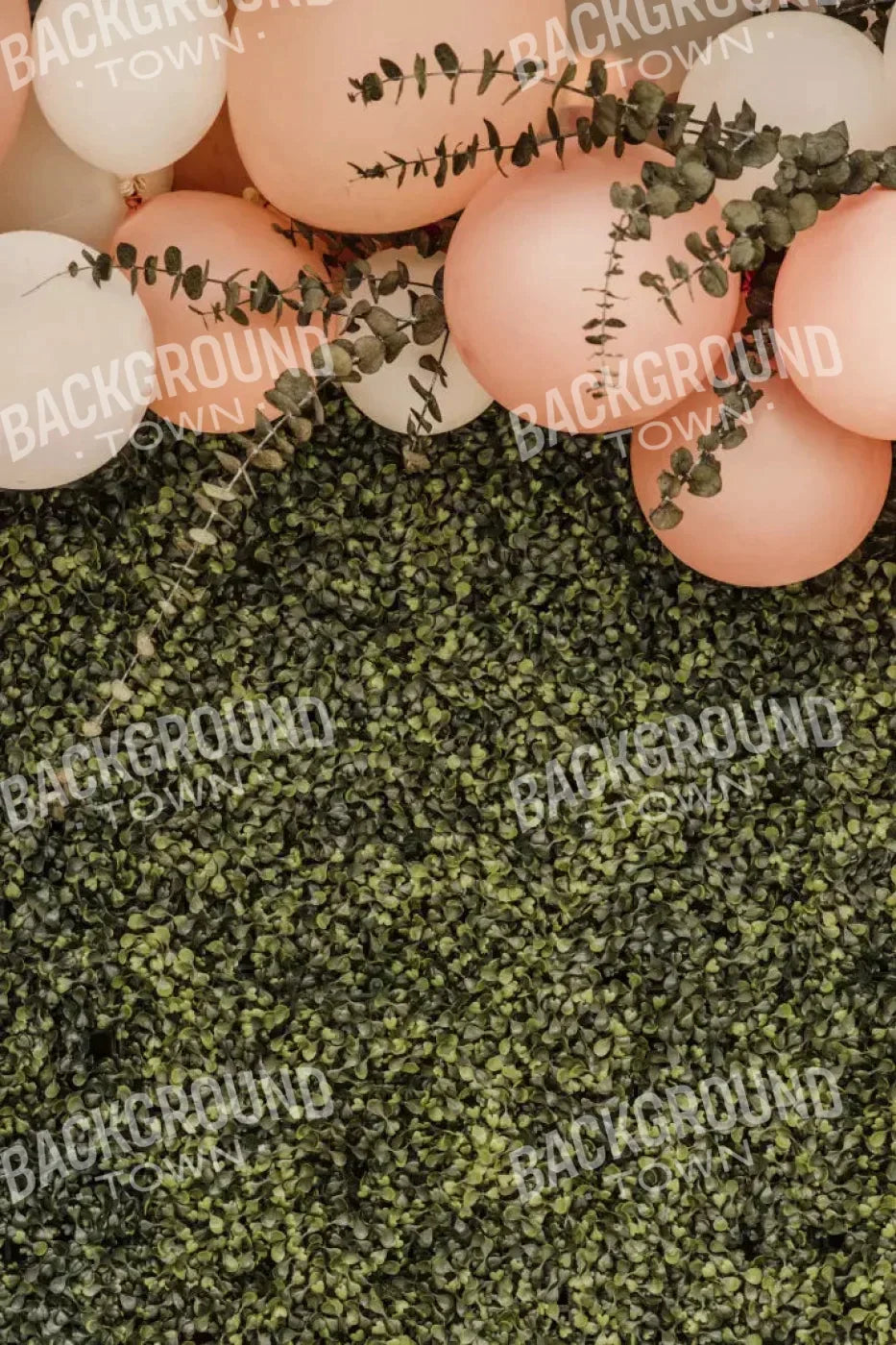 Balloon Party Coral For Lvl Up Backdrop System 5X76 Up ( 60 X 90 Inch )