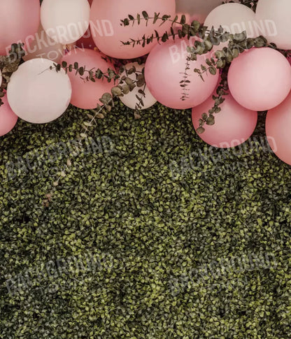 Balloon Party Pink 10X12 Ultracloth ( 120 X 144 Inch ) Backdrop
