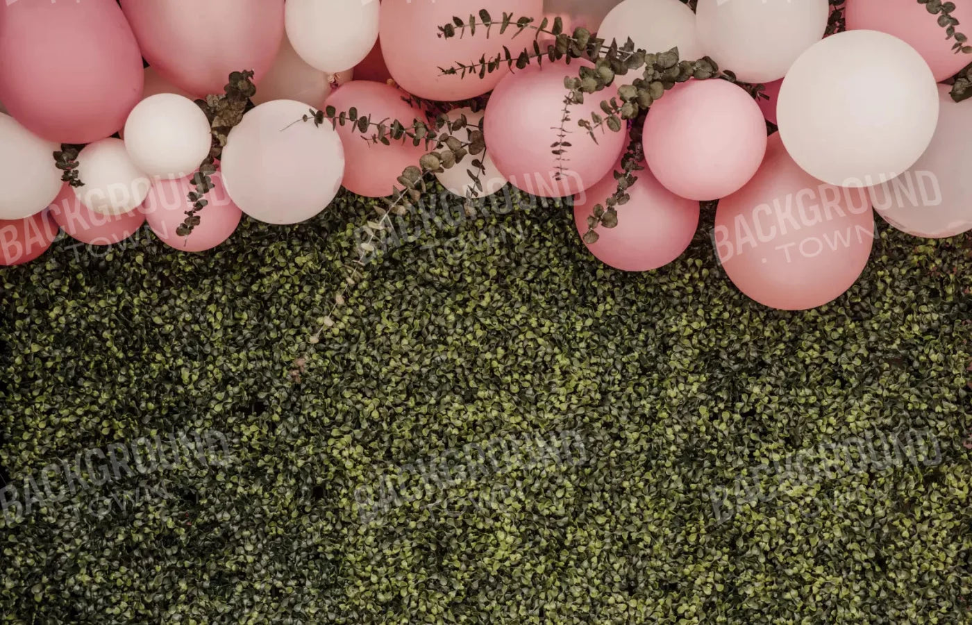 Balloon Party Pink 12X8 Ultracloth ( 144 X 96 Inch ) Backdrop