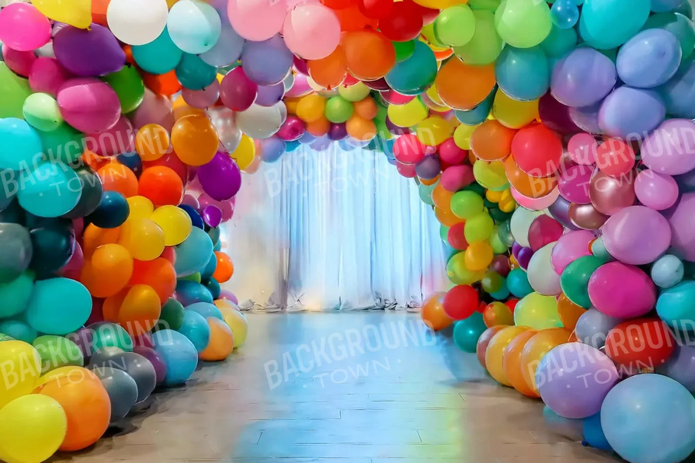 Balloon Tunnel 12’X8’ Ultracloth (144 X 96 Inch) Backdrop