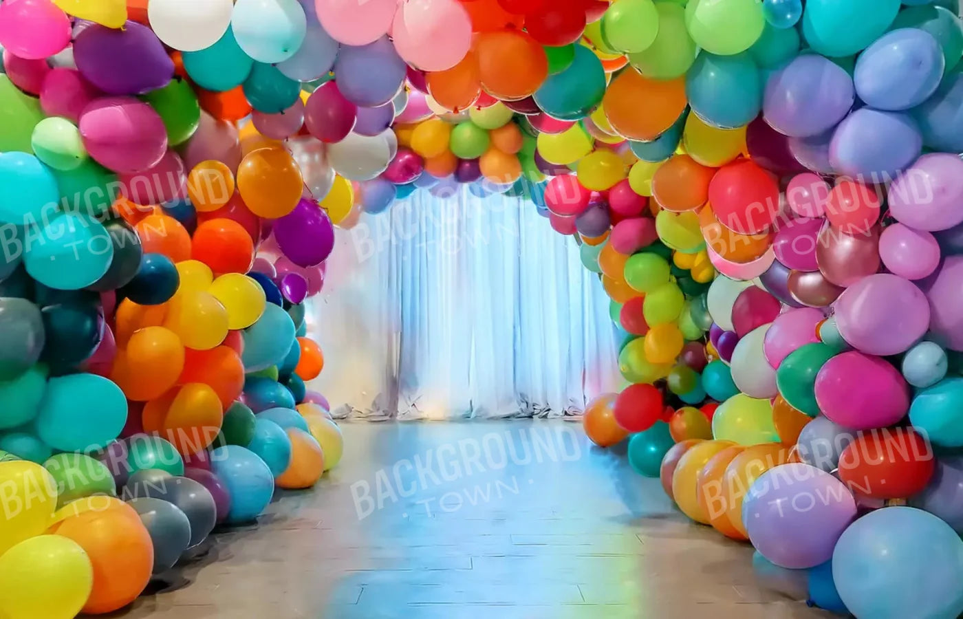 Balloon Tunnel 14’X9’ Ultracloth (168 X 108 Inch) Backdrop