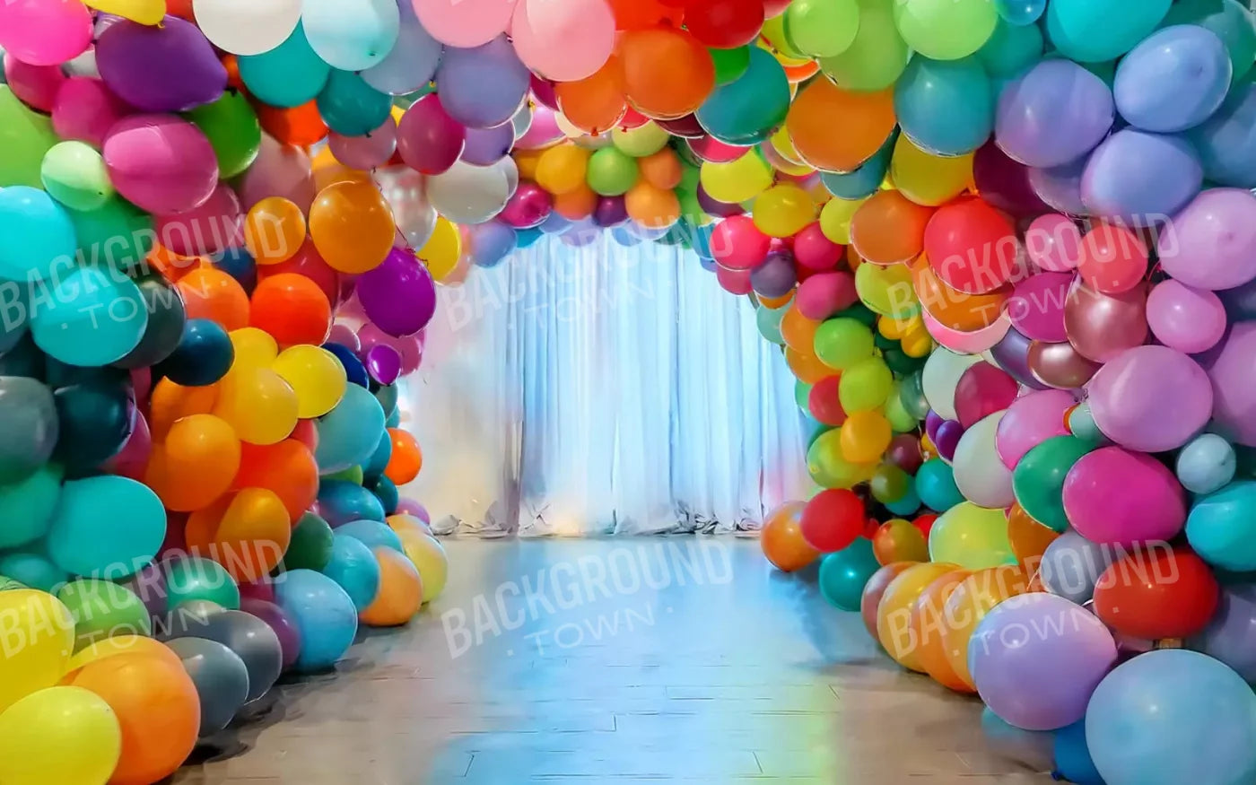 Balloon Tunnel 16’X10’ Ultracloth (192 X 120 Inch) Backdrop