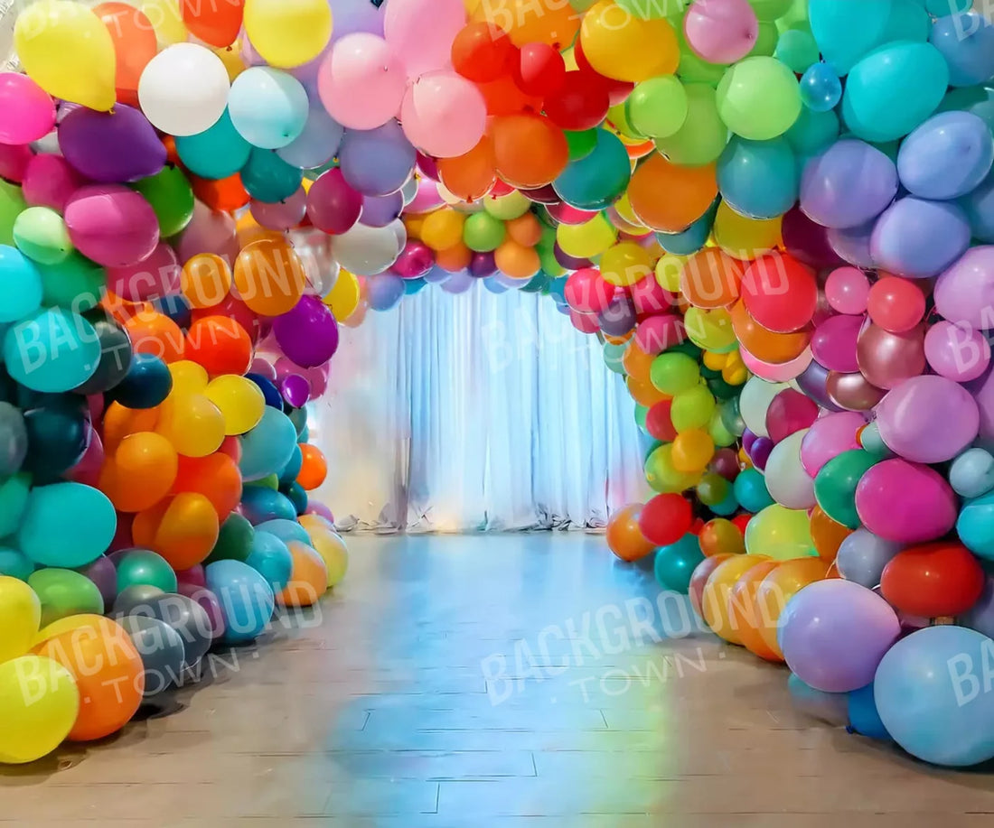 Balloon Tunnel 5’X4’2 Fleece (60 X 50 Inch) Backdrop