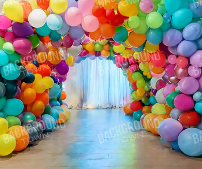 Balloon Tunnel 5’X4’2 Fleece (60 X 50 Inch) Backdrop