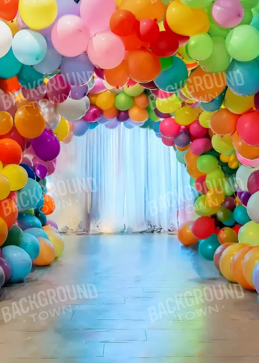 Balloon Tunnel 5’X7’ Ultracloth (60 X 84 Inch) Backdrop