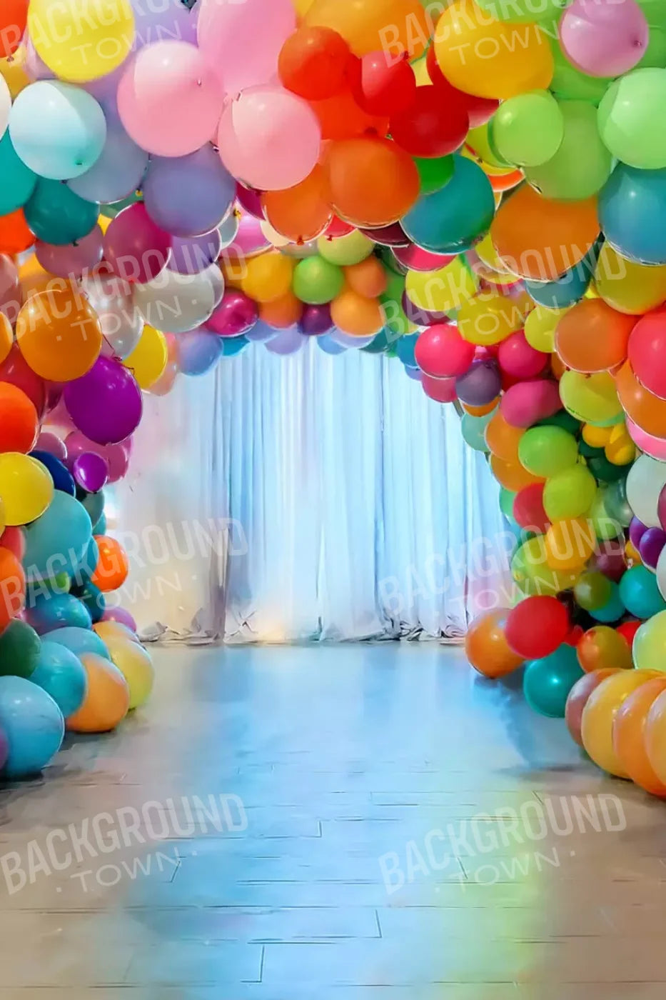 Balloon Tunnel 8’X12’ Ultracloth (96 X 144 Inch) Backdrop