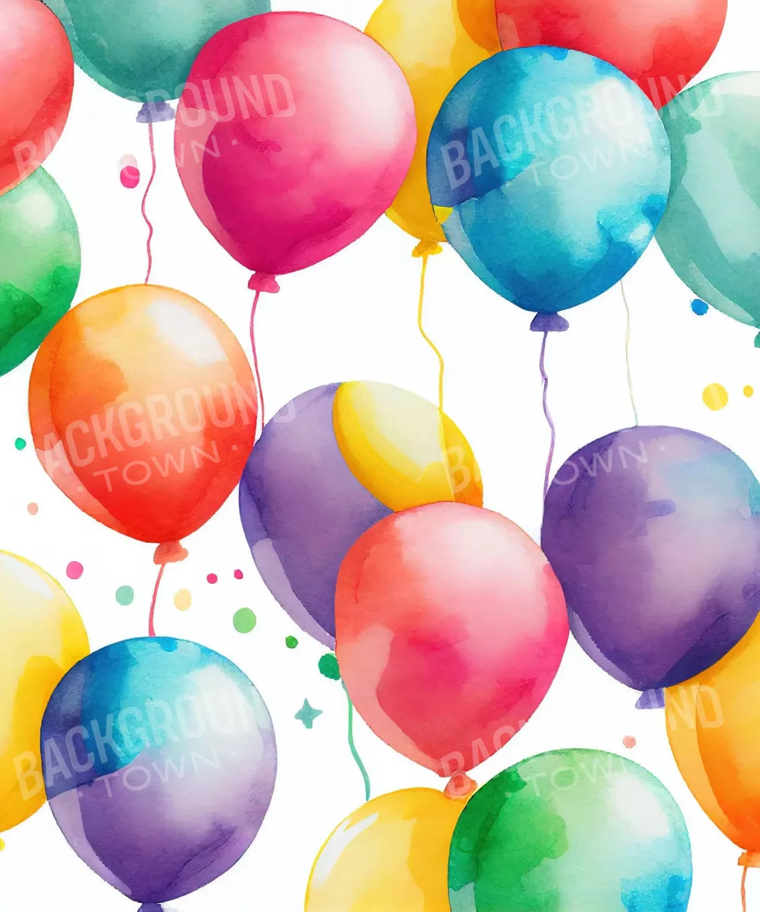 Multi-Color Party Backdrop for Photography