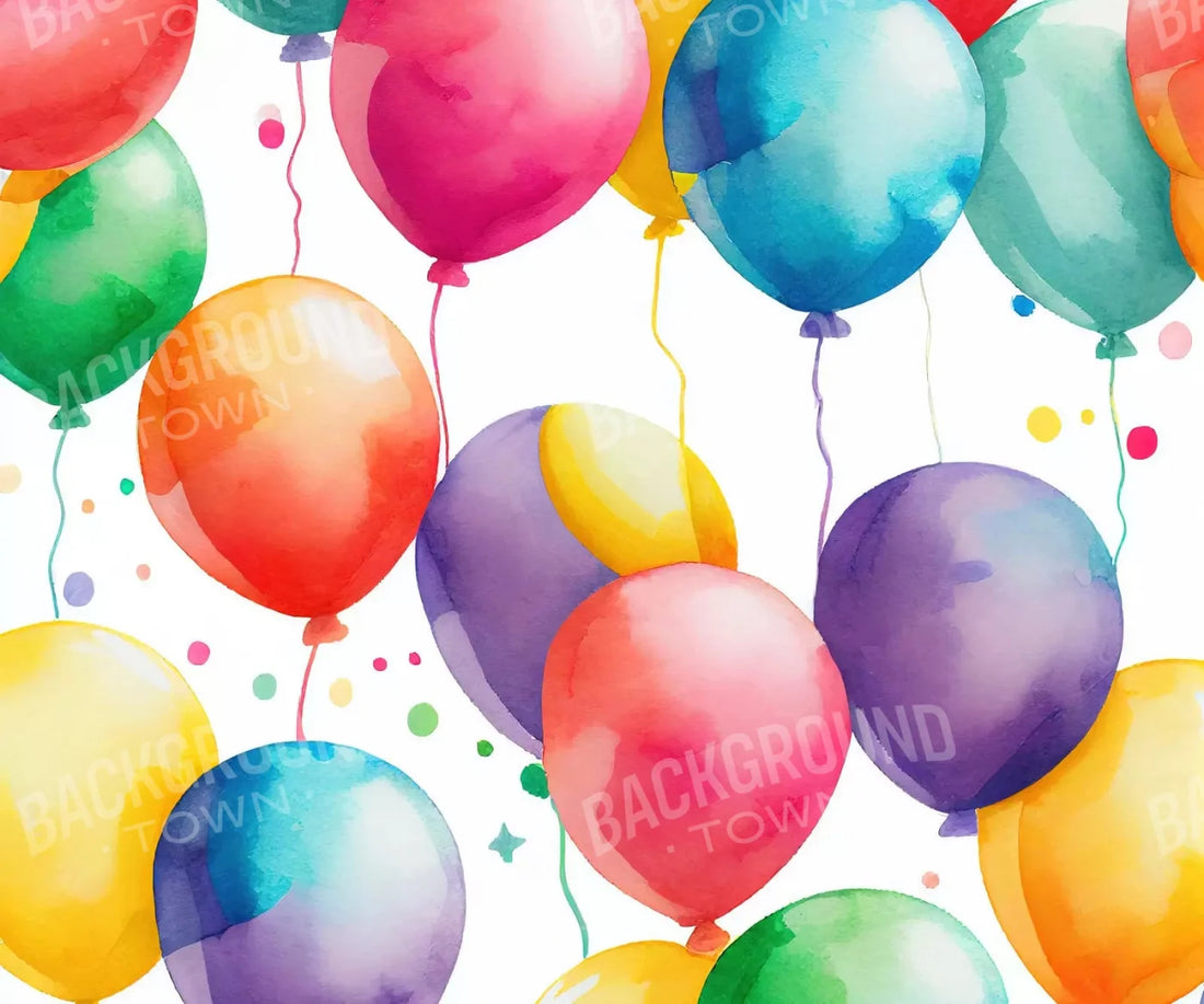 Balloon Wall 5X42 Fleece ( 60 X 50 Inch ) Backdrop
