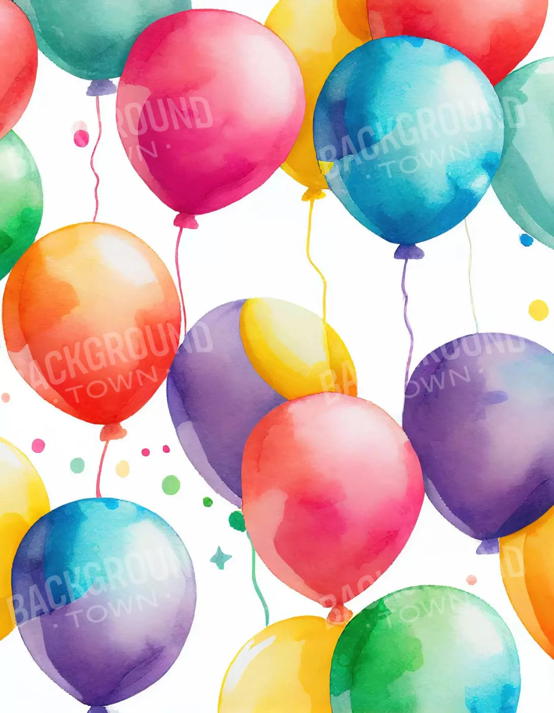 Balloon Wall 6X8 Fleece ( 72 X 96 Inch ) Backdrop