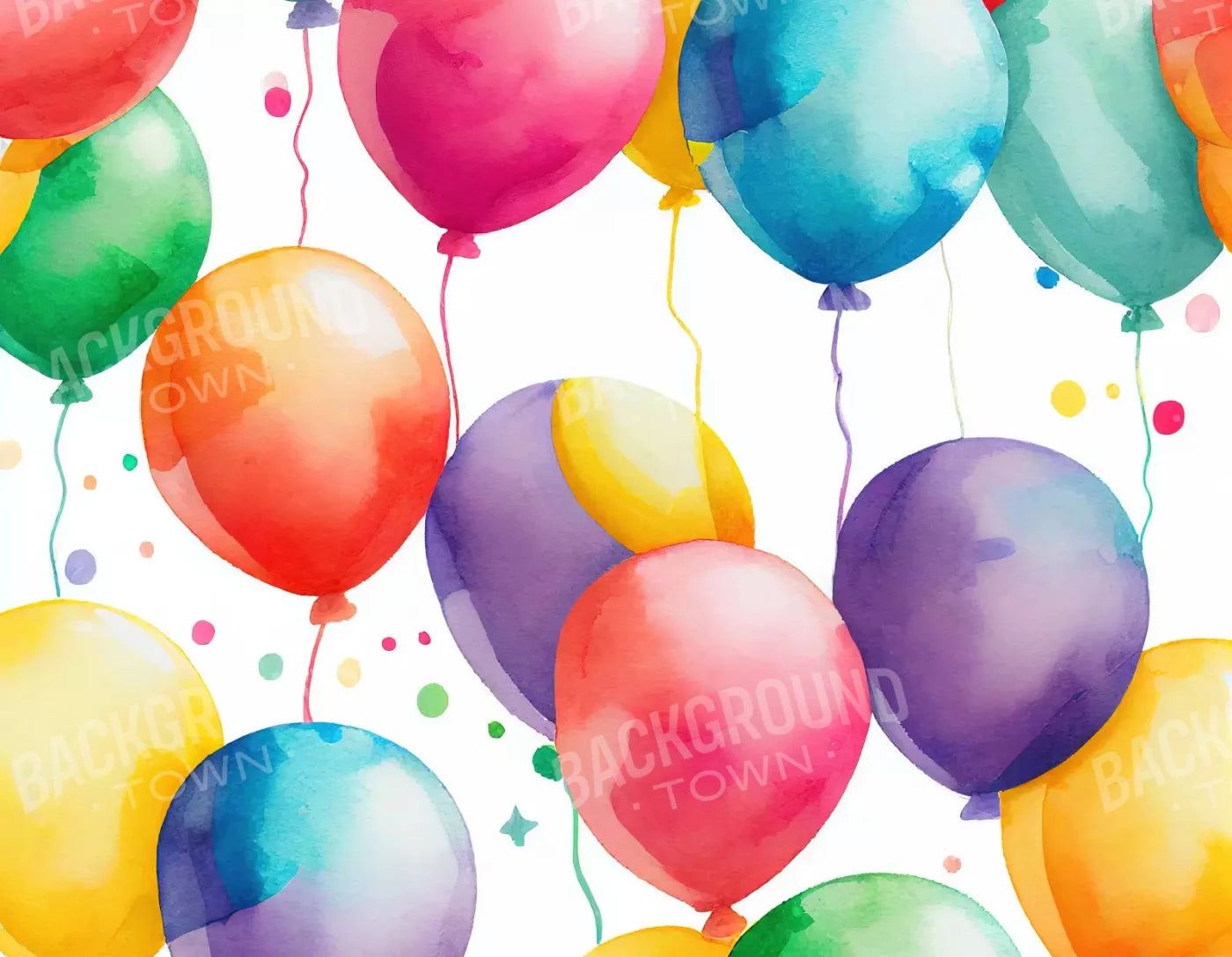 Balloon Wall 8X6 Fleece ( 96 X 72 Inch ) Backdrop