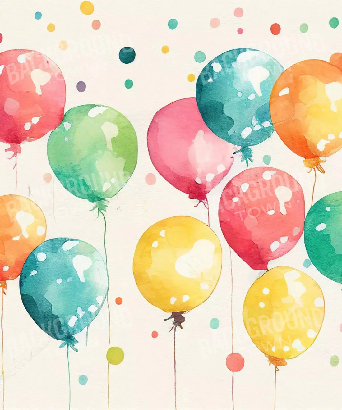 Multi-Color Pattern Backdrop for Photography