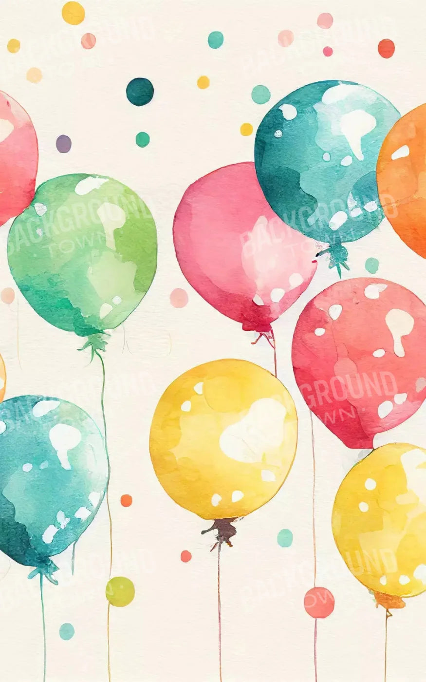 Balloon Wall Vintage 9X14 Ultracloth ( 108 X 168 Inch ) Backdrop