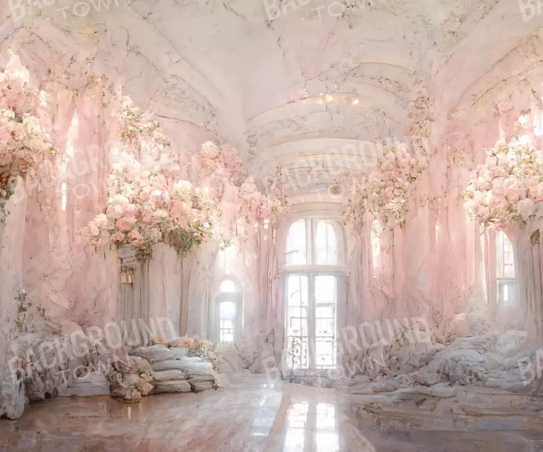 Pink Floral Backdrop for Photography