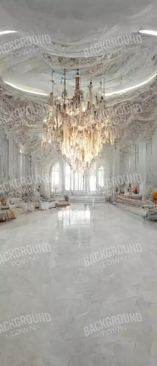 Ballroom In White 5X12 Ultracloth For Westcott X-Drop ( 60 X 144 Inch ) Backdrop