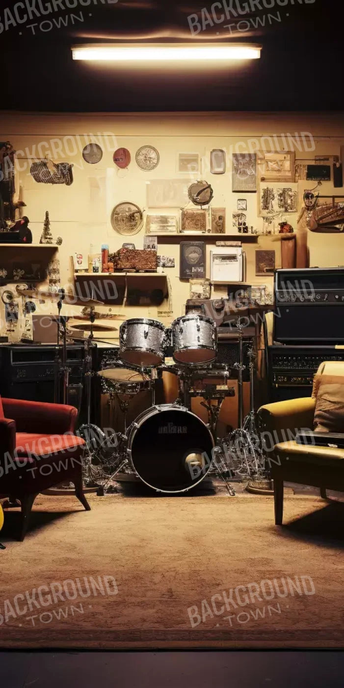 Band Room Ii 10’X20’ Ultracloth (120 X 240 Inch) Backdrop