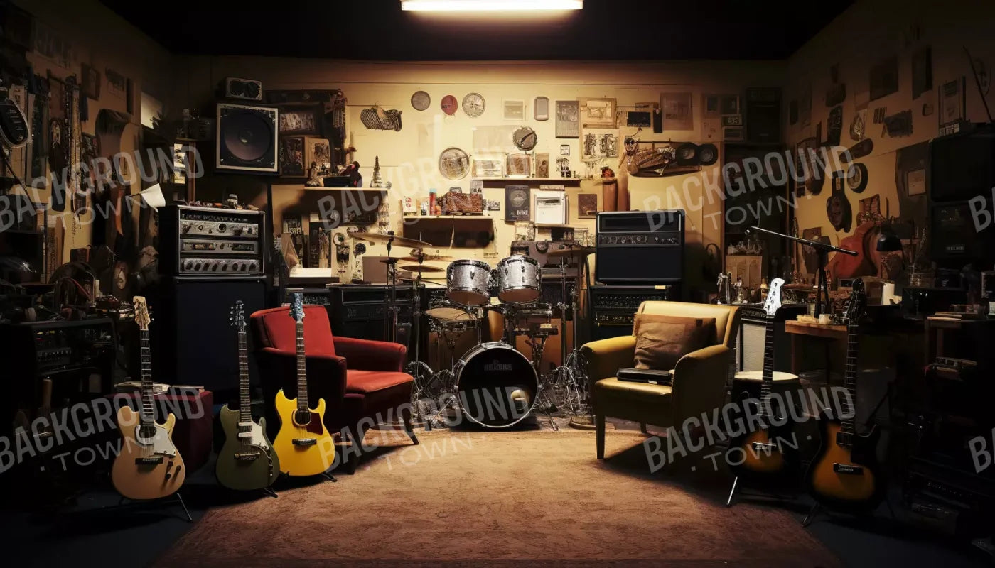 Band Room Ii 14’X8’ Ultracloth (168 X 96 Inch) Backdrop