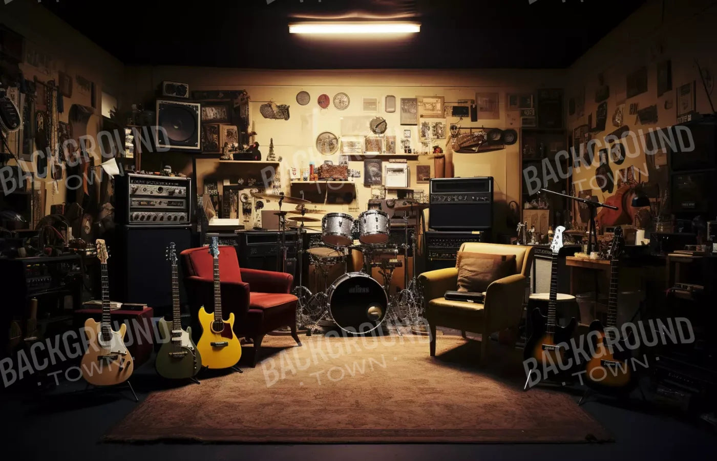 Band Room Ii 14’X9’ Ultracloth (168 X 108 Inch) Backdrop