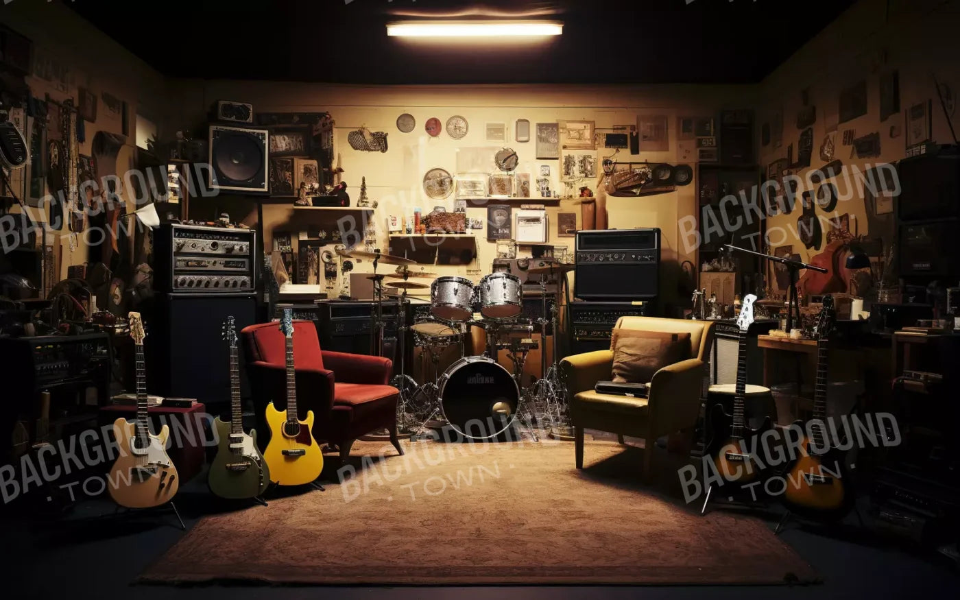 Band Room Ii 16’X10’ Ultracloth (192 X 120 Inch) Backdrop
