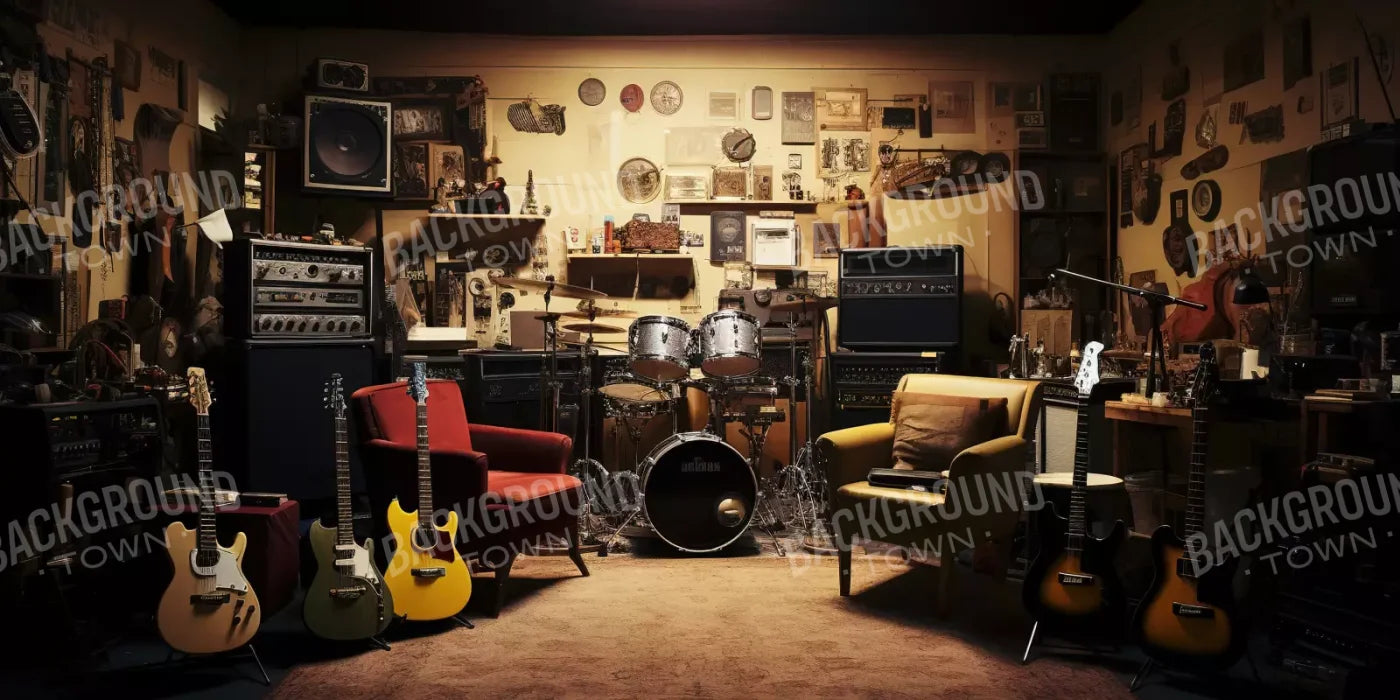 Band Room Ii 20’X10’ Ultracloth (240 X 120 Inch) Backdrop