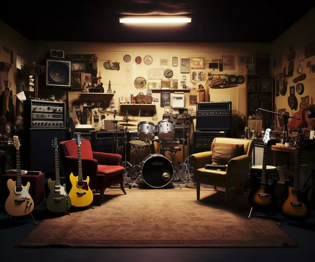 Band Room Ii 5’X4’2 Fleece (60 X 50 Inch) Backdrop