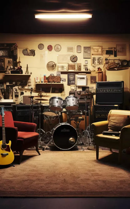 Band Room Ii 5’X8’ Ultracloth (60 X 96 Inch) Backdrop