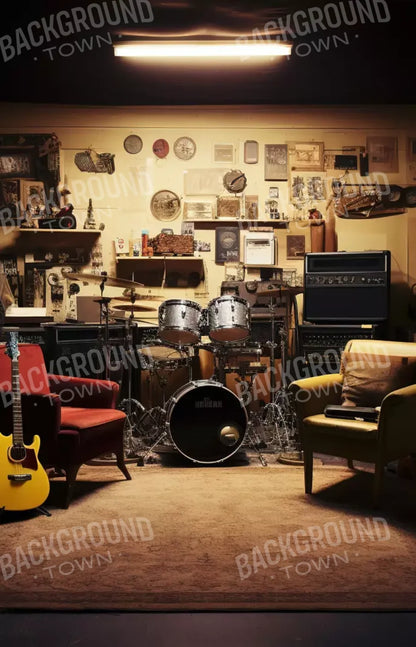 Band Room Ii 9’X14’ Ultracloth (108 X 168 Inch) Backdrop