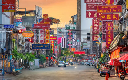 Bangkok Street 8’x5’ UltraCloth (96 x 60 inch) Backdrop